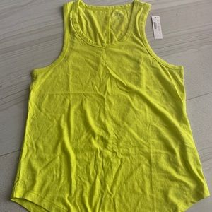 JCrew Neon Yellow Tank